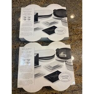 (2 Bundle) Chantal EveryWare White Ceramic Rice Bowls Set of 4 1 Cup